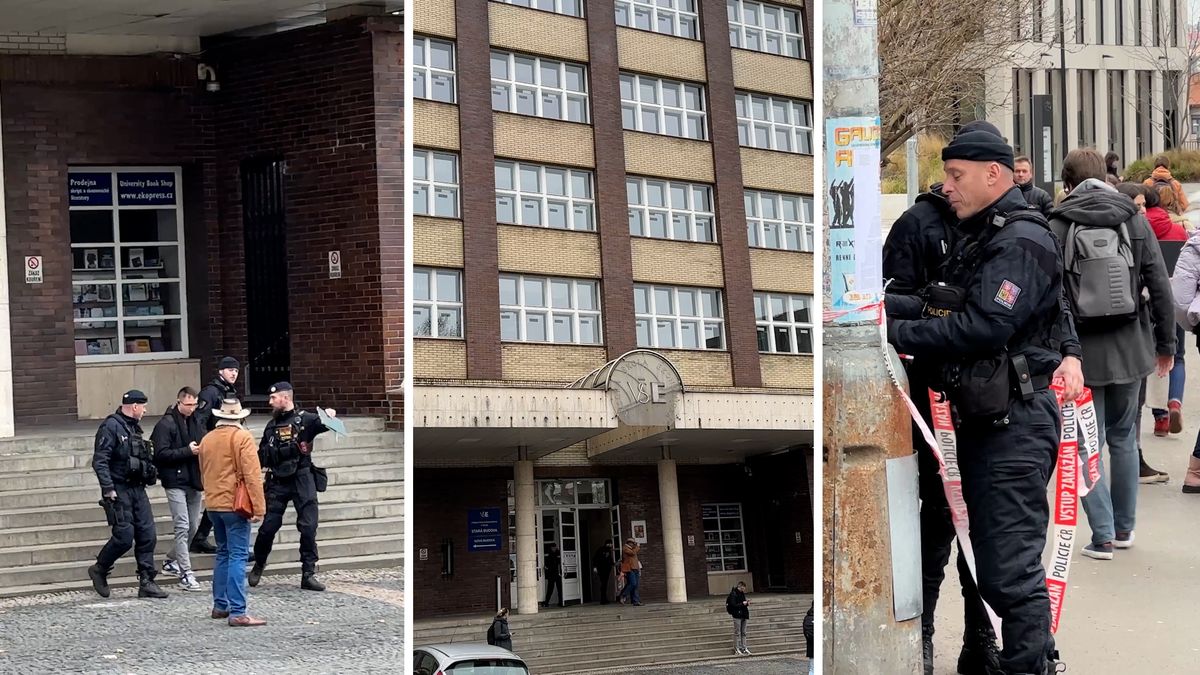 Hrozba výbuchem vyhnala studenty VŠE ze dvou areálů školy v Praze
